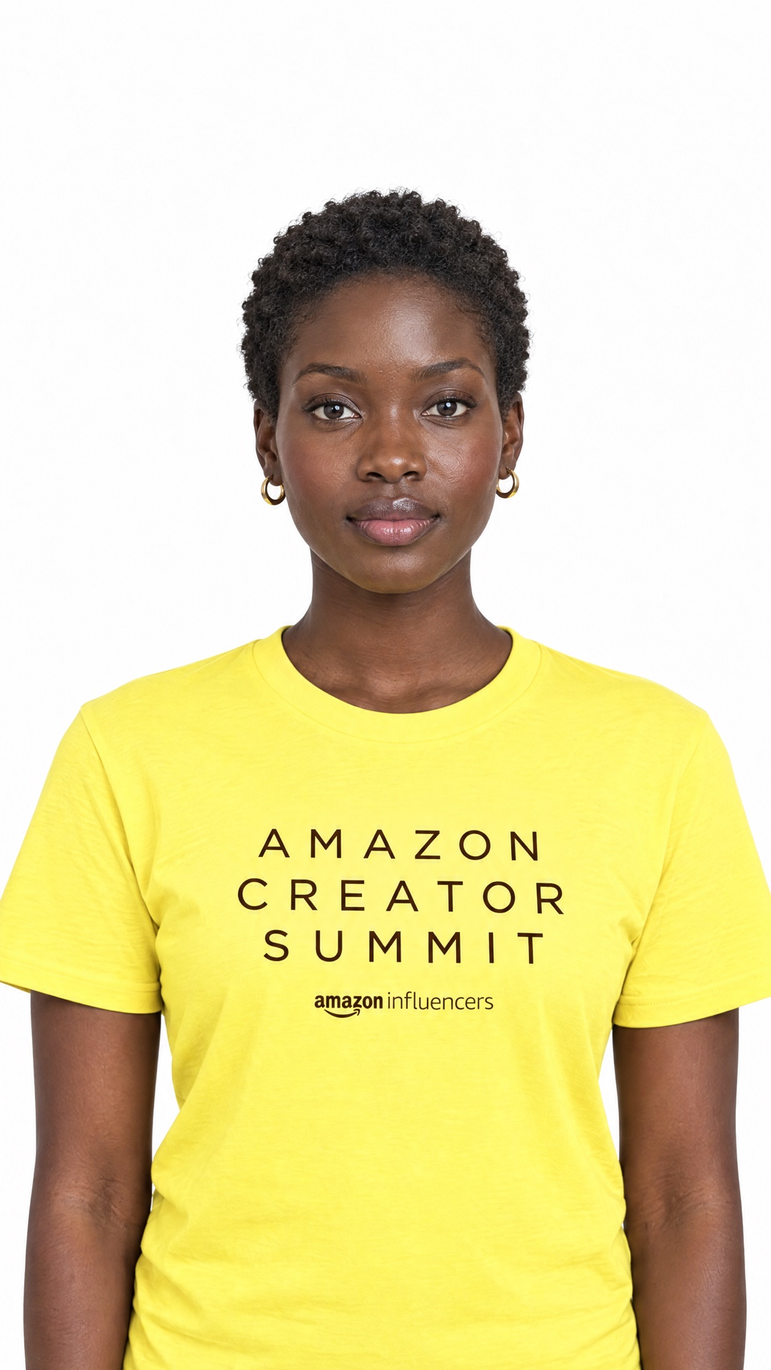 Achol, in the Creator Summit tee